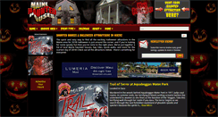 Desktop Screenshot of mainehauntedhouses.com